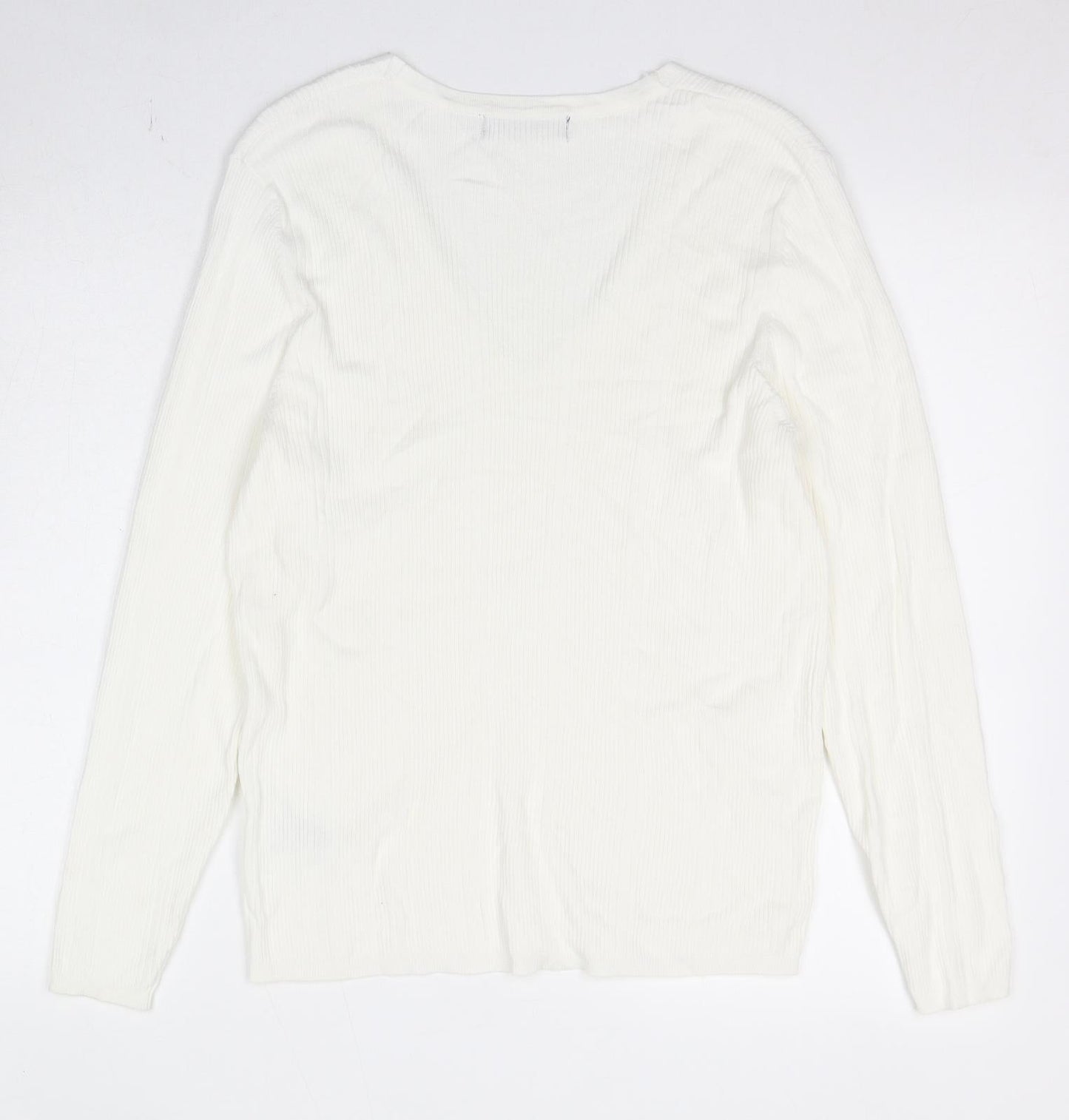 Womens UK Size 18 Marks and Spencer Ivory Pullover Jumper