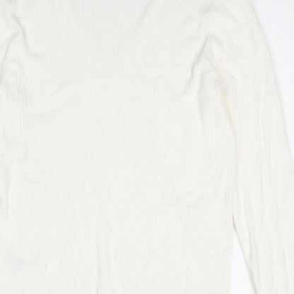 Womens UK Size 18 Marks and Spencer Ivory Pullover Jumper