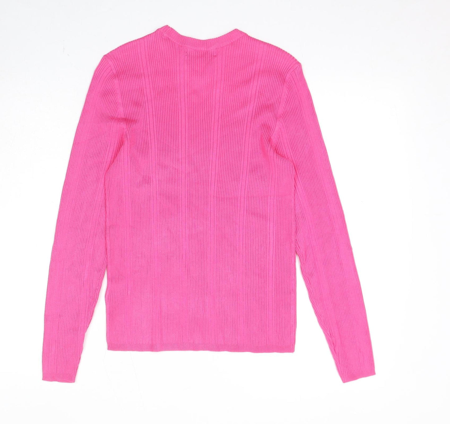 Womens UK Size 12 Marks and Spencer Pink Basic Blouse