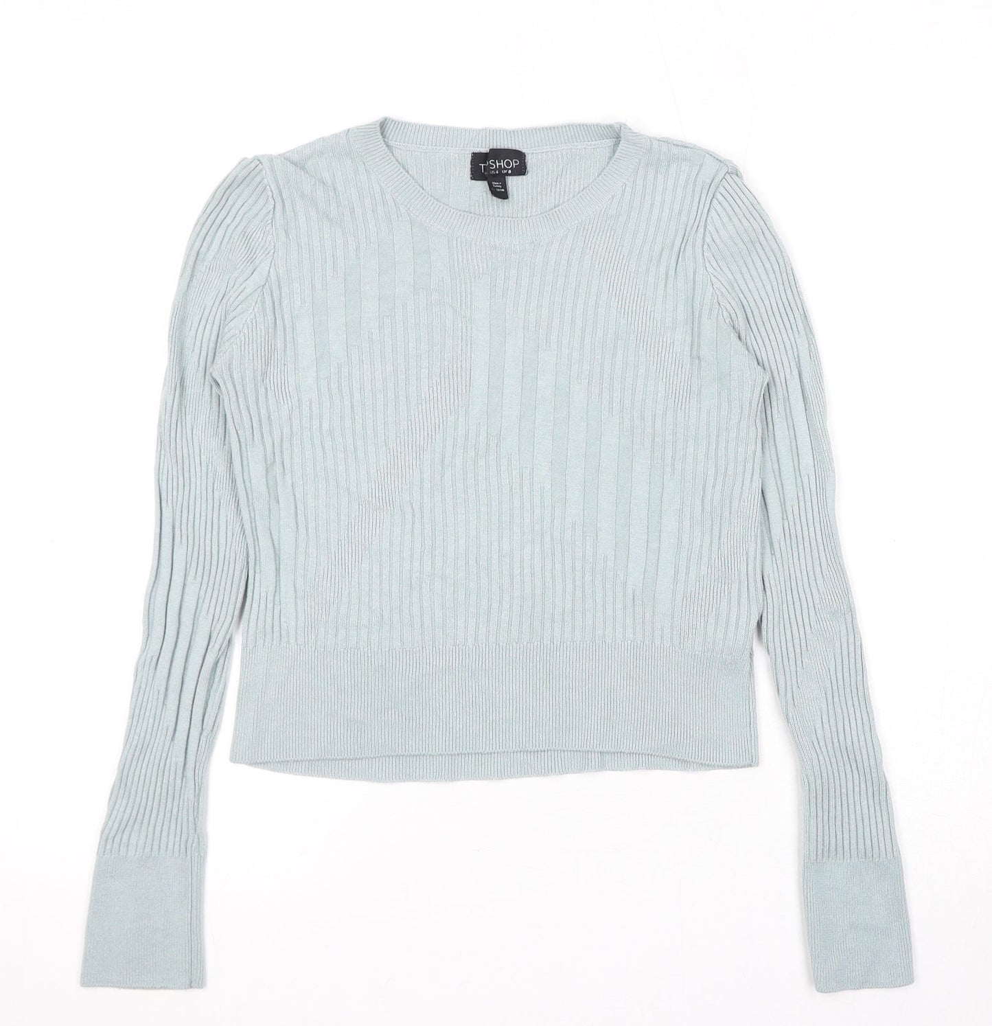 Womens UK Size 8 Topshop Blue Pullover Jumper