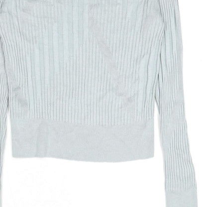 Womens UK Size 8 Topshop Blue Pullover Jumper