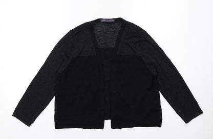 Womens UK Size 14 Marks and Spencer Black Cardigan Jumper