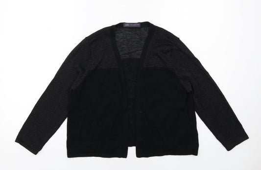Womens UK Size 14 Marks and Spencer Black Cardigan Jumper