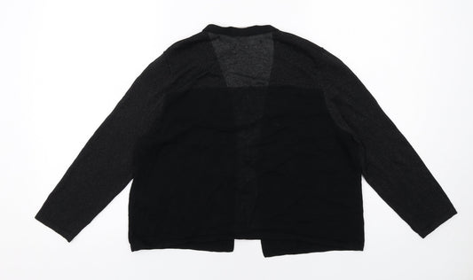 Womens UK Size 14 Marks and Spencer Black Cardigan Jumper