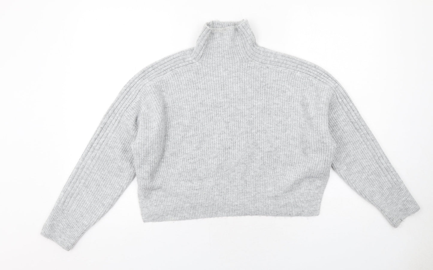 Womens UK Size M Topshop Grey Pullover Jumper