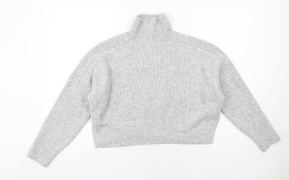 Womens UK Size M Topshop Grey Pullover Jumper