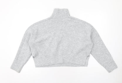 Womens UK Size M Topshop Grey Pullover Jumper