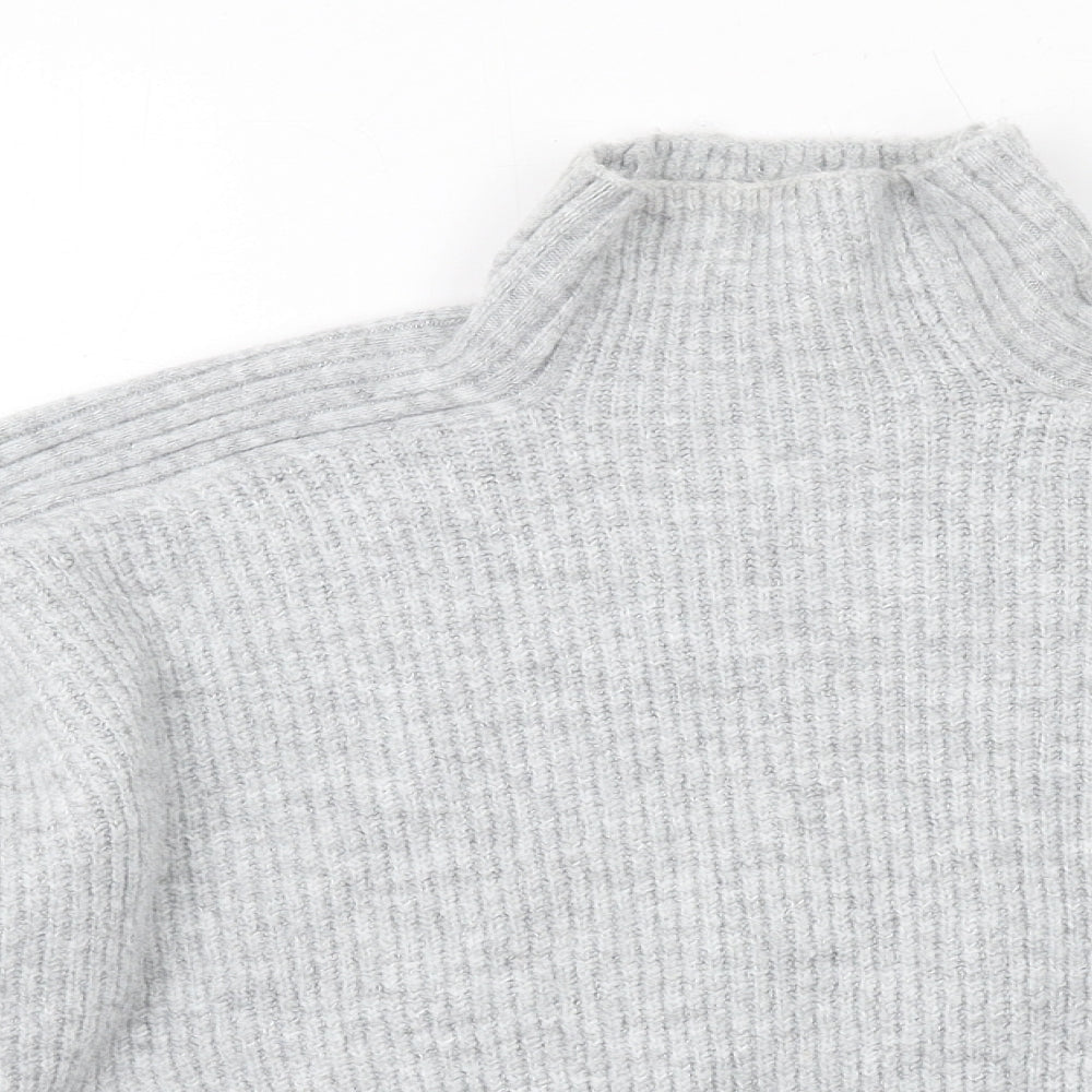 Womens UK Size M Topshop Grey Pullover Jumper