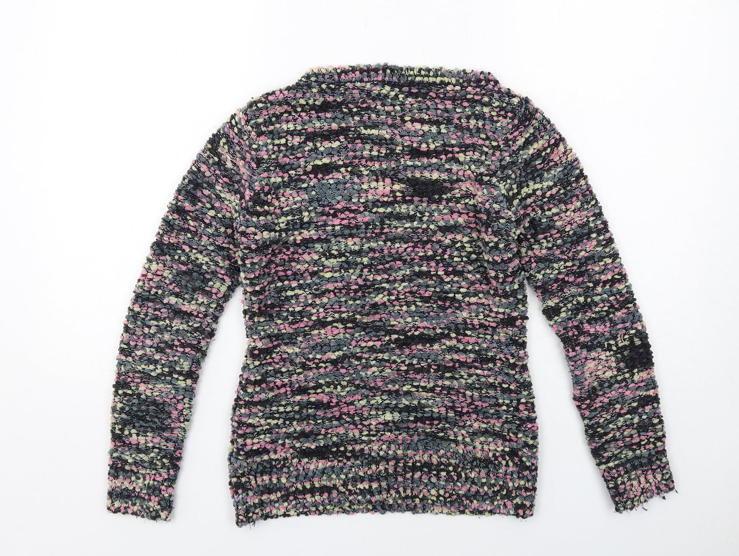 Womens UK Size S QED London Multicoloured Pullover Jumper