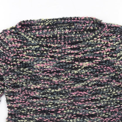 Womens UK Size S QED London Multicoloured Pullover Jumper
