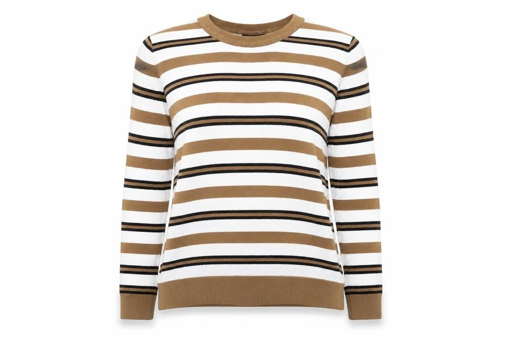 Womens UK Size 12 M&Co Beige Pullover Jumper