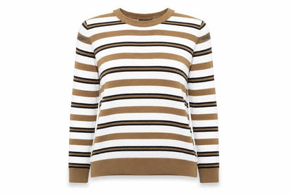 Womens UK Size 12 M&Co Beige Pullover Jumper