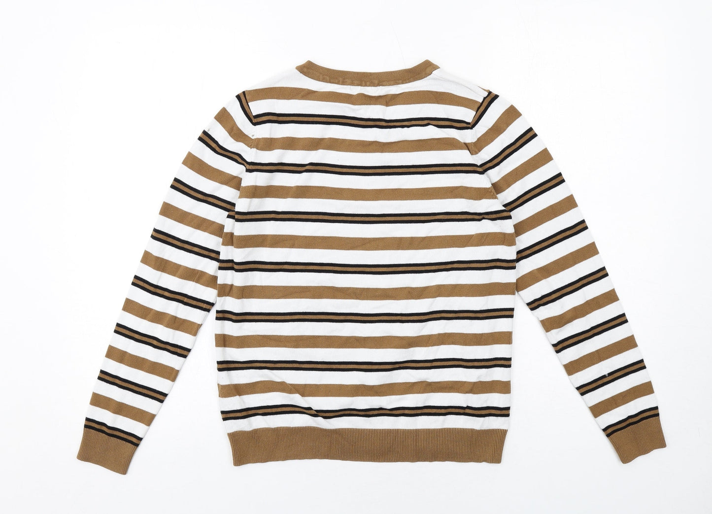 Womens UK Size 12 M&Co Beige Pullover Jumper