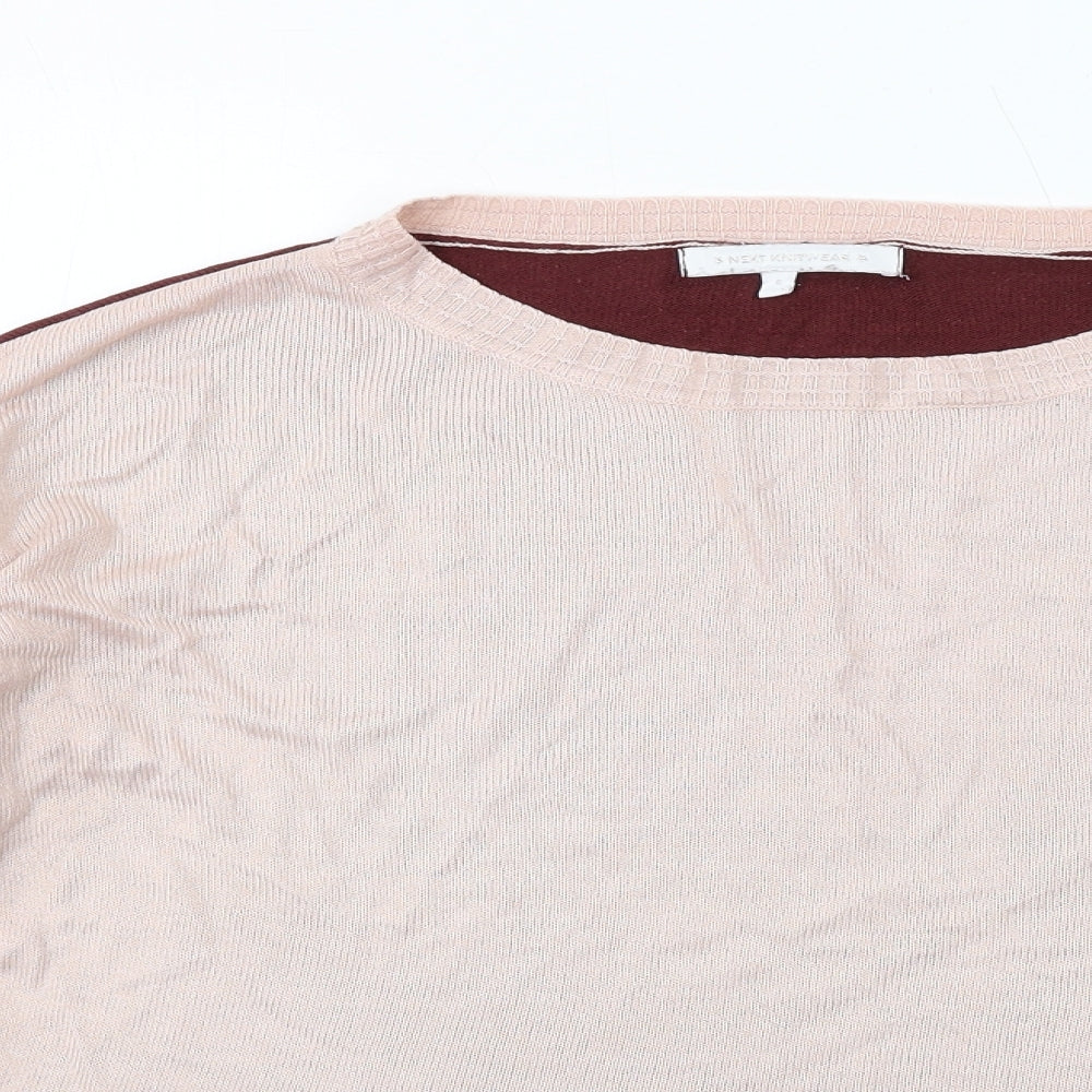 Womens UK Size S NEXT Pink Pullover Jumper