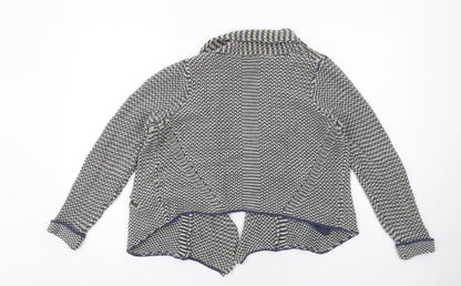Womens UK Size 14 Indigo Blue Cardigan Jumper