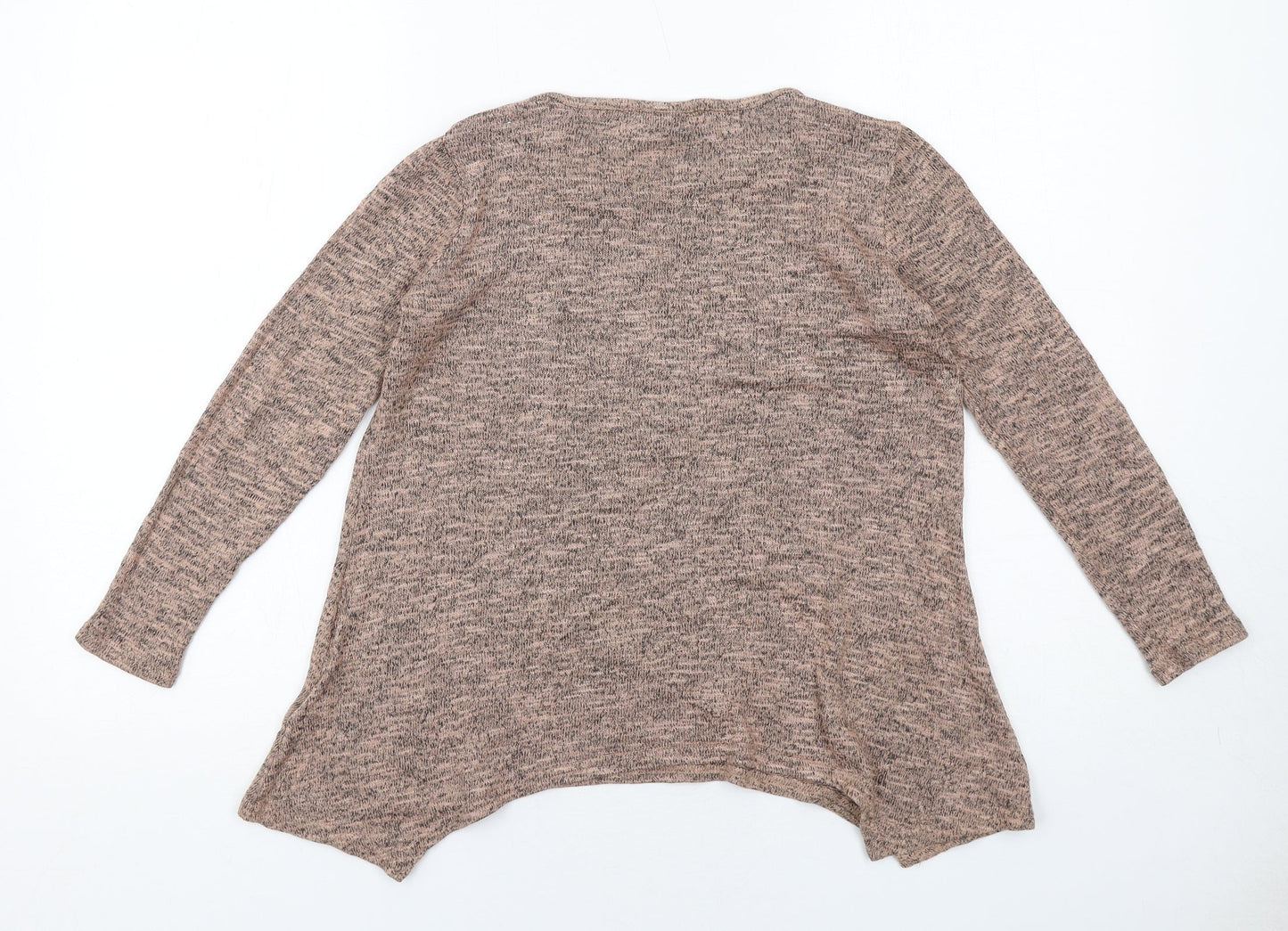 Womens UK Size 10 New Look Beige Basic Blouse