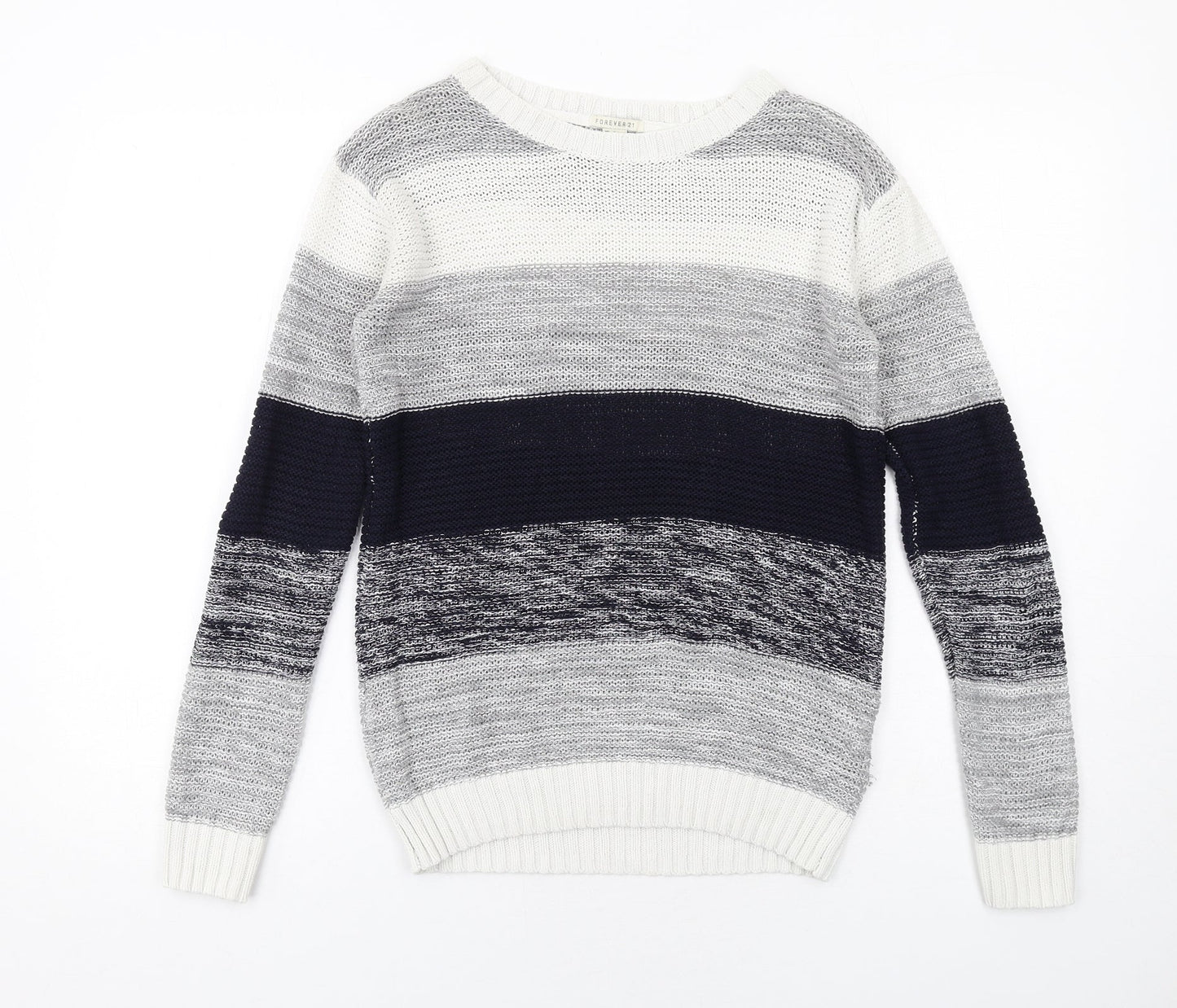 Womens UK Size S FOREVER 21 Multicoloured Pullover Jumper