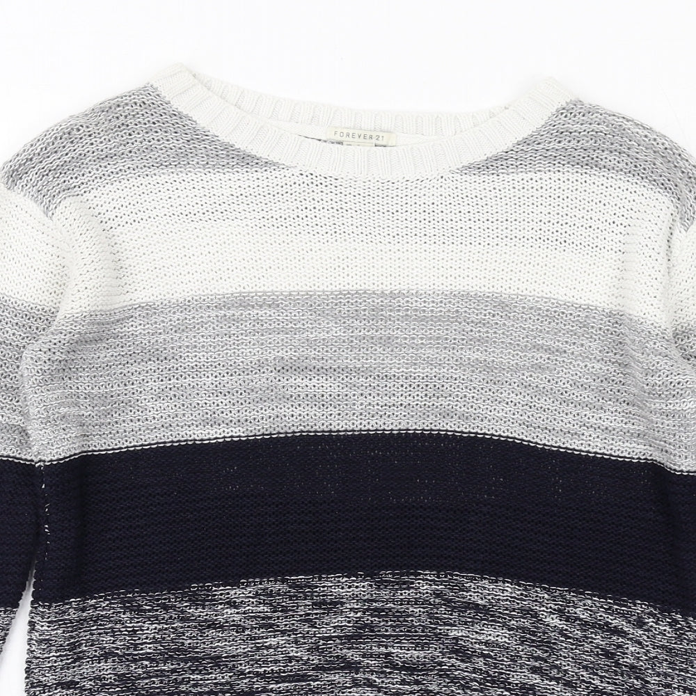 Womens UK Size S FOREVER 21 Multicoloured Pullover Jumper