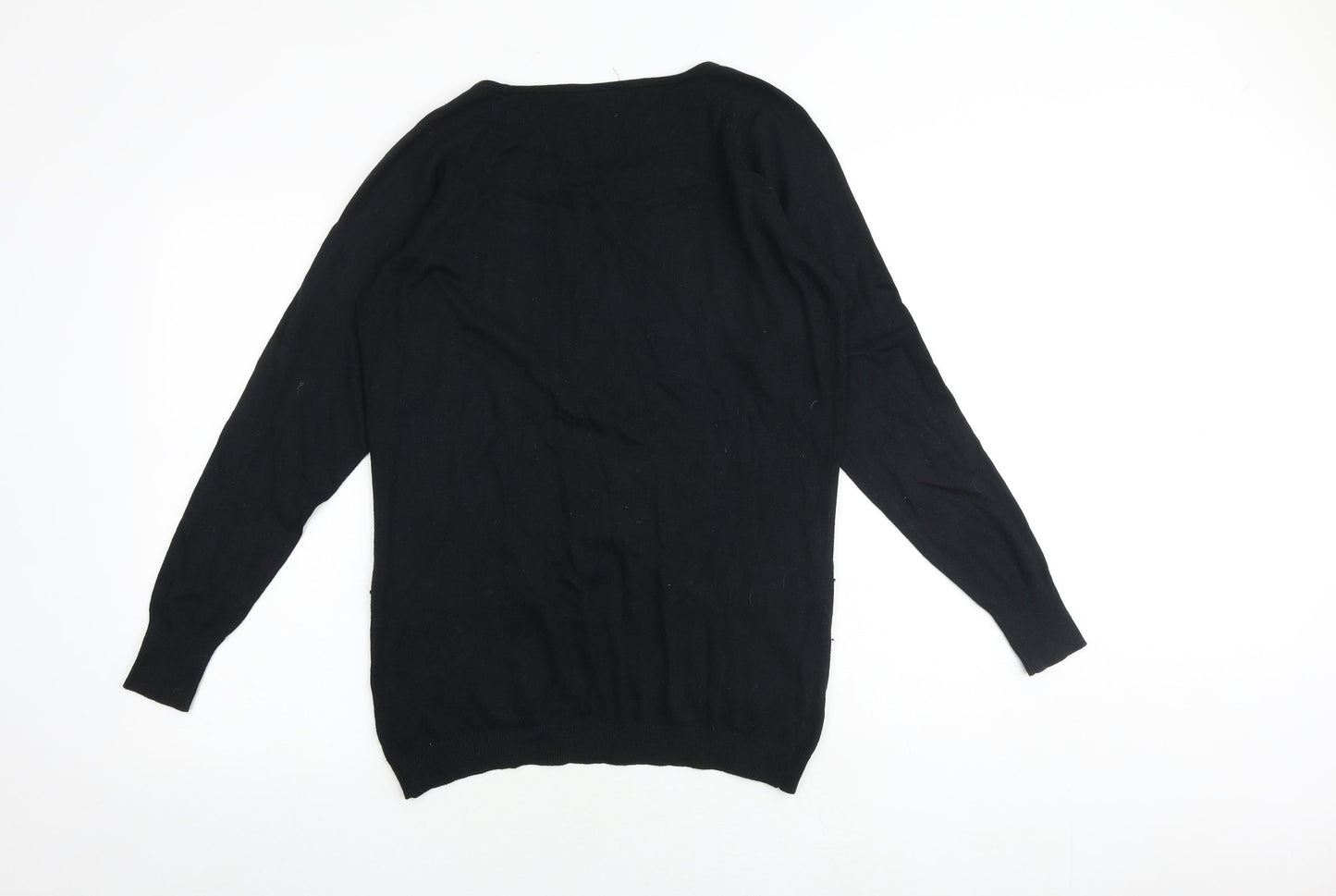 Womens UK Size 8 Warehouse Black Pullover Jumper