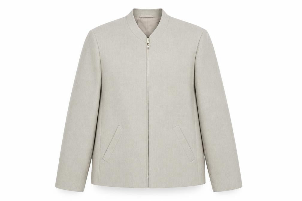 Gerry Weber Womens Beige Jacket Blazer Size 14 Zip