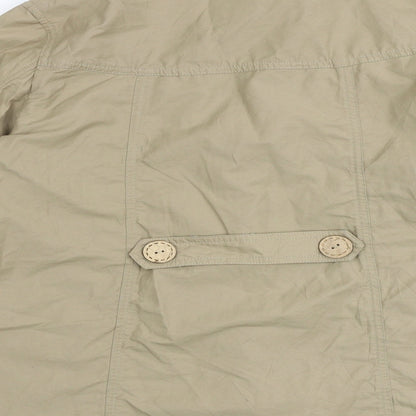 SEVENHILL Womens Beige Jacket Size L Button