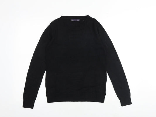 Womens UK Size 8 Marks and Spencer Black Pullover Jumper
