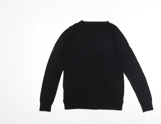 Womens UK Size 8 Marks and Spencer Black Pullover Jumper