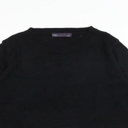 Womens UK Size 8 Marks and Spencer Black Pullover Jumper
