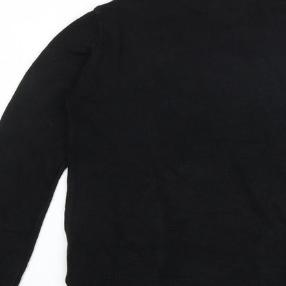 Womens UK Size 8 Marks and Spencer Black Pullover Jumper