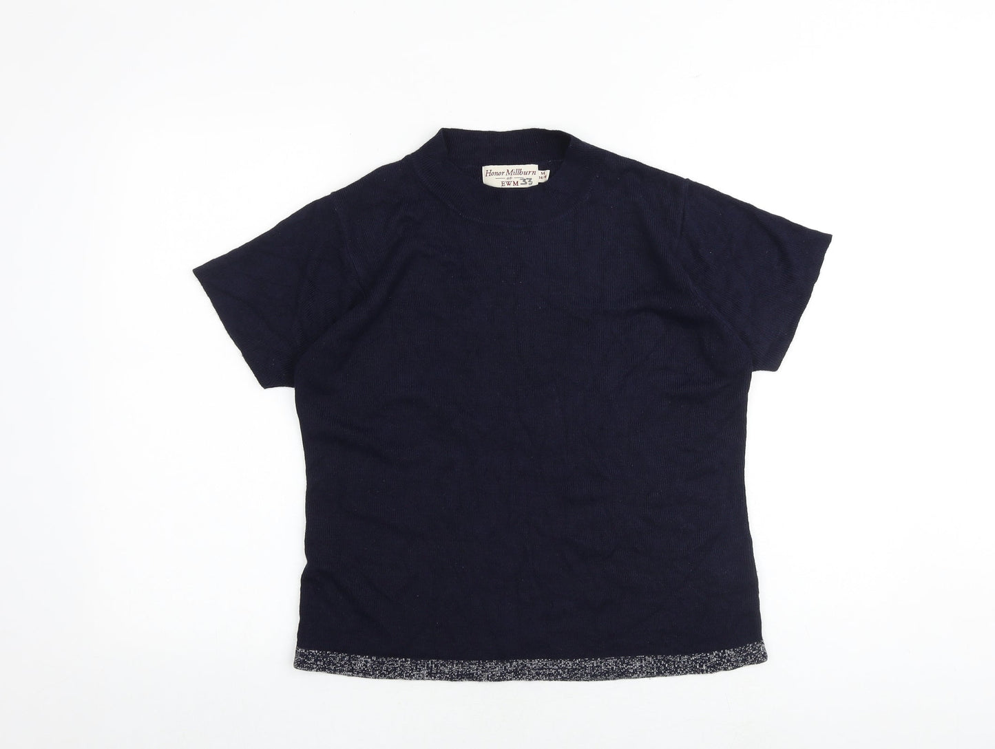Womens UK Size 14 EWM Blue Pullover Jumper