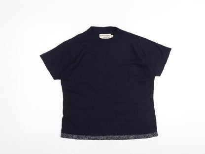 Womens UK Size 14 EWM Blue Pullover Jumper