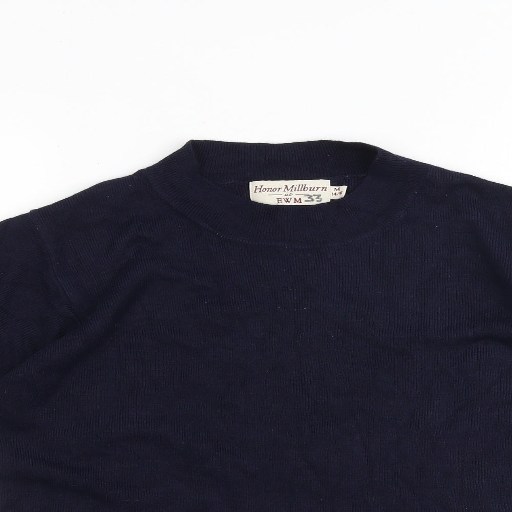 Womens UK Size 14 EWM Blue Pullover Jumper
