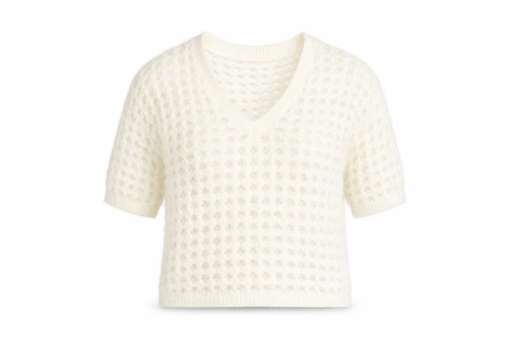 Womens UK Size M NEXT White Pullover Jumper
