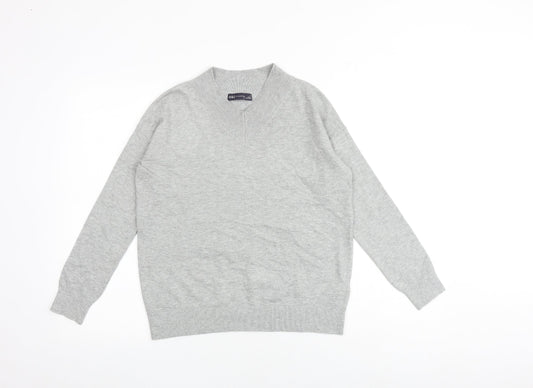 Womens UK Size XS Marks and Spencer Grey Pullover Jumper