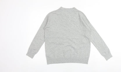 Womens UK Size XS Marks and Spencer Grey Pullover Jumper