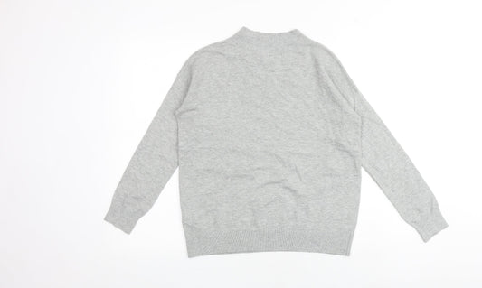 Womens UK Size XS Marks and Spencer Grey Pullover Jumper