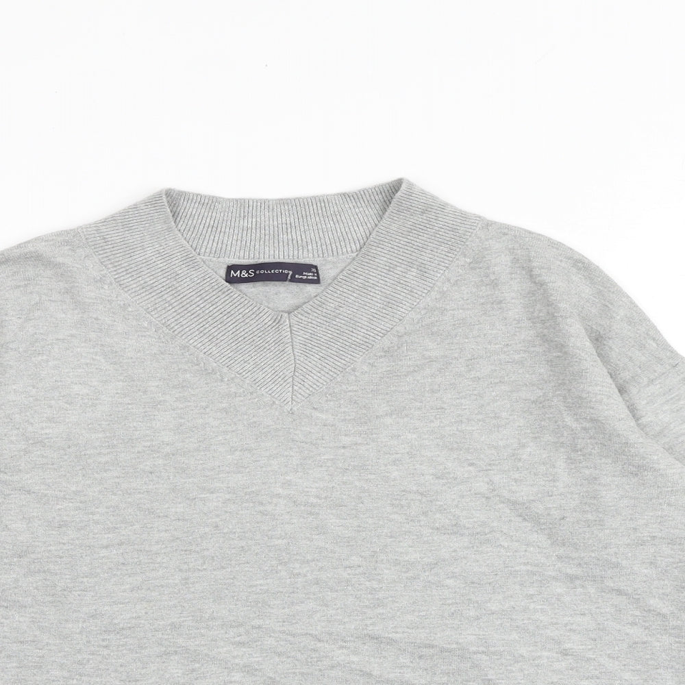 Womens UK Size XS Marks and Spencer Grey Pullover Jumper