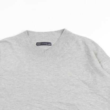 Womens UK Size XS Marks and Spencer Grey Pullover Jumper