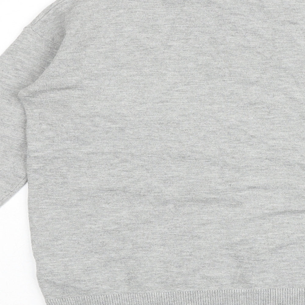 Womens UK Size XS Marks and Spencer Grey Pullover Jumper