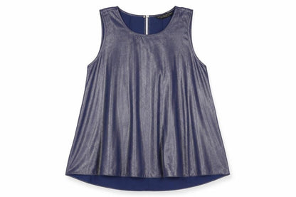 Womens UK Size 12 Dorothy Perkins Blue Basic Tank