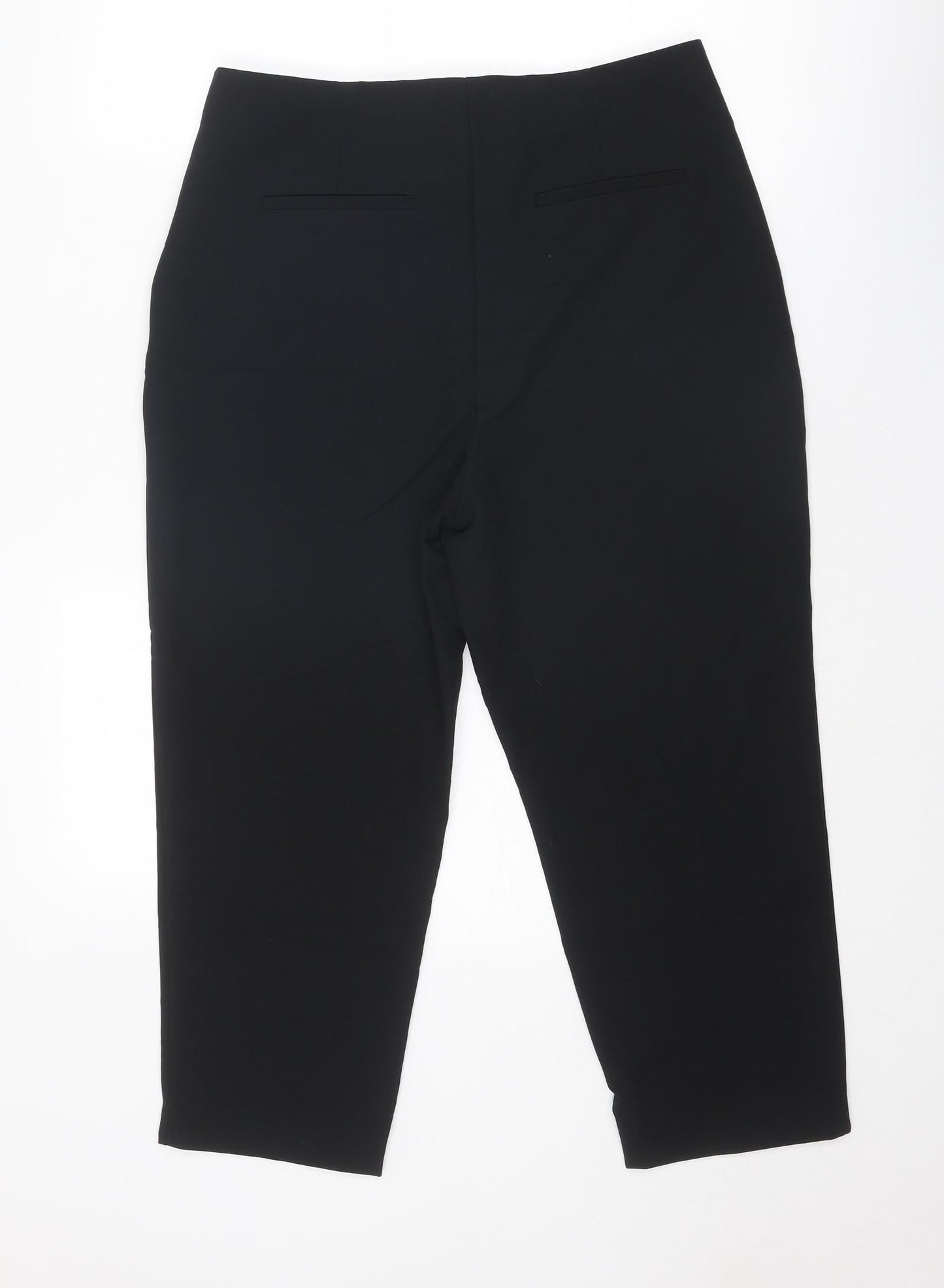 Womens UK Size 14 Miss Selfridge Regular Fit  Black Trousers