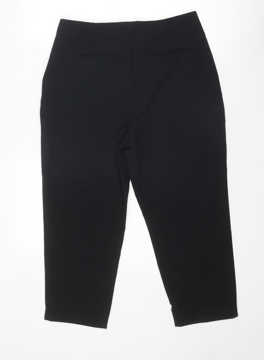 Womens UK Size 14 Miss Selfridge Regular Fit  Black Trousers