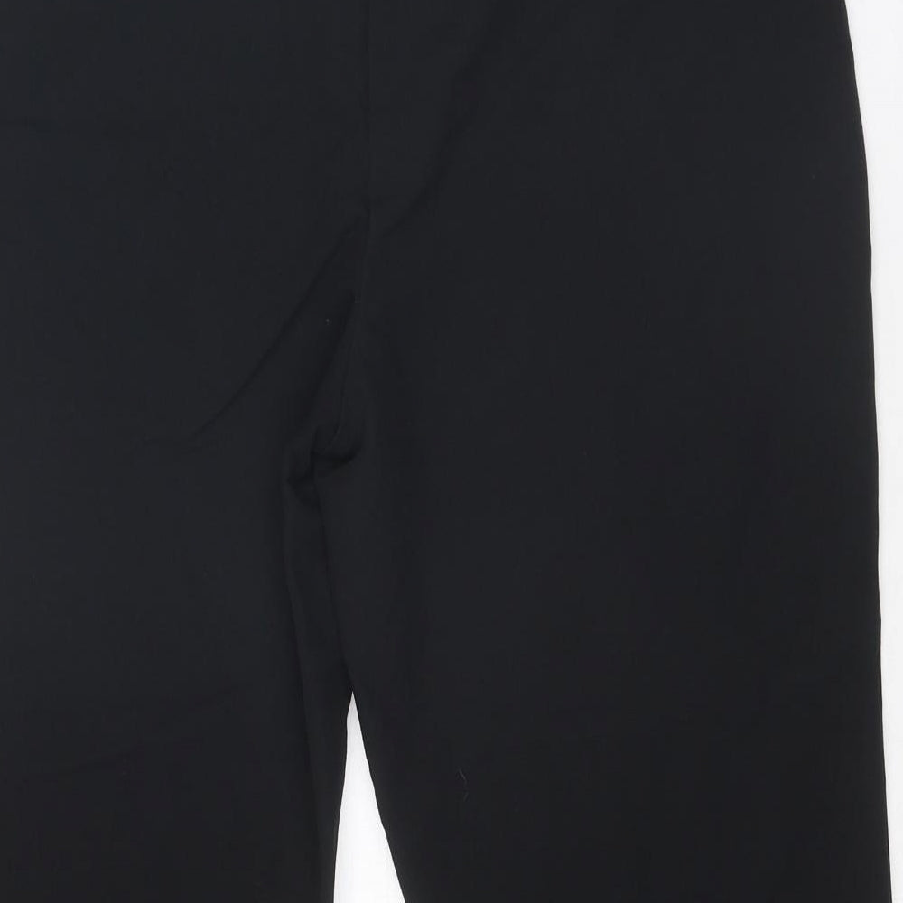 Womens UK Size 14 Miss Selfridge Regular Fit  Black Trousers
