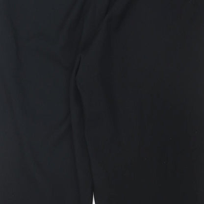 Womens UK Size 12 ASOS Regular Fit  Black Trousers