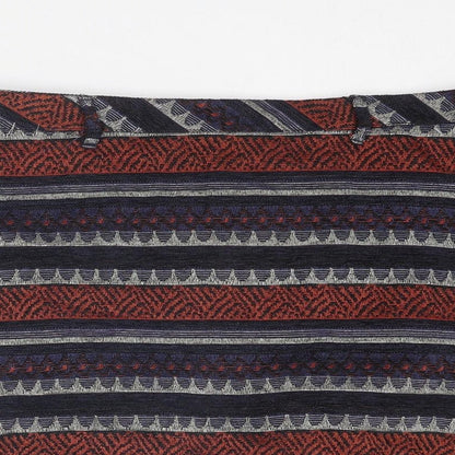 Indigo Womens Multicoloured Geometric Polyester A-Line Skirt Size 20 Zip