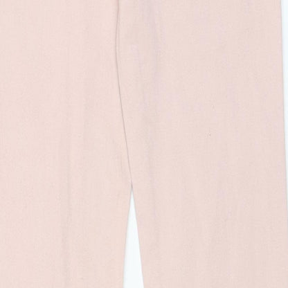 Womens UK Size S Terranova Regular Fit Skinny Pink Jeans
