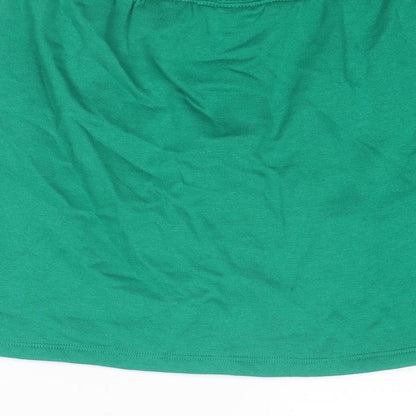 Divided by H&M Womens Green Cotton A-Line Skirt Size XS - California