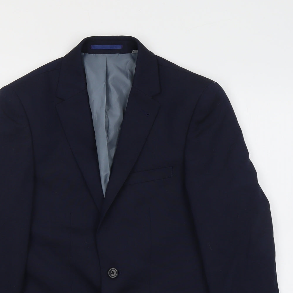 Mens UK Size 34 Burton Regular Blue Suit Jacket