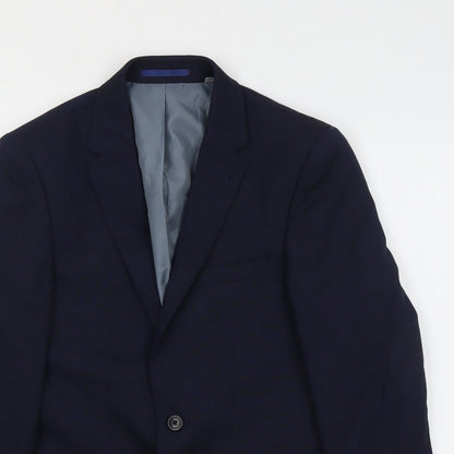 Mens UK Size 34 Burton Regular Blue Suit Jacket