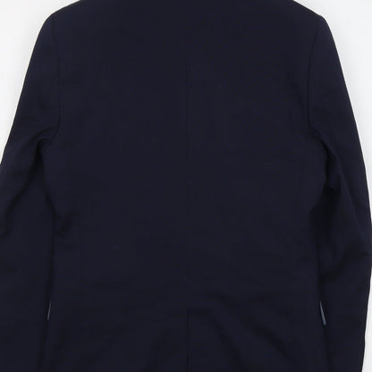 Mens UK Size 34 Burton Regular Blue Suit Jacket